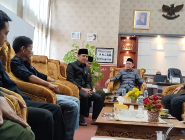 Kunjungan PWI Kabupaten Lampung Tengah ke DPRD setempat . foto ist